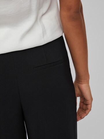 VILA - Loosefit Pantalón de pinzas 'JASMINA' en negro