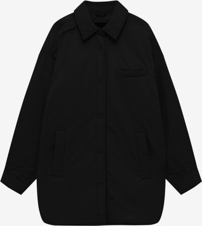 Pull&Bear Veste mi-saison en noir, Vue avec produit