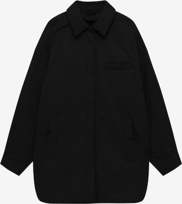 Veste mi-saison Pull&Bear en noir : devant