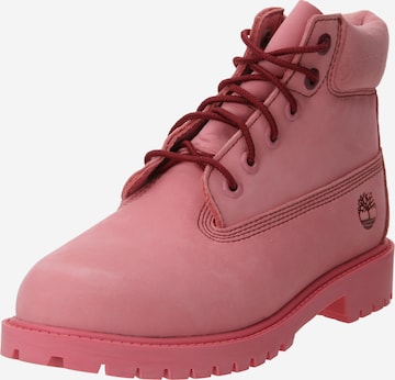 TIMBERLAND Kozačky – pink: přední strana