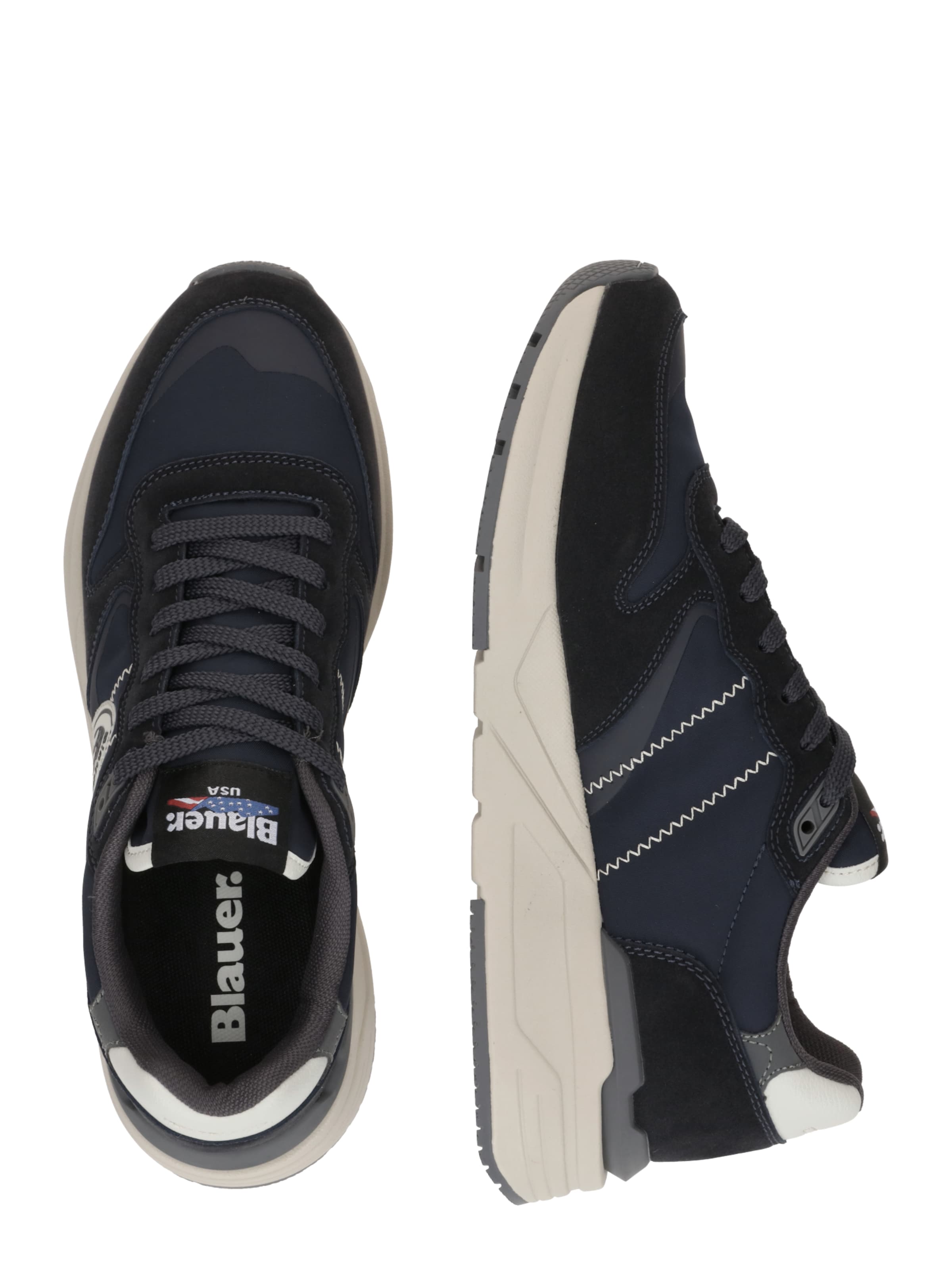 Blauer.USA Platform trainers 'MURRAY' in Blue