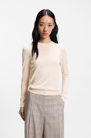 BOSS Pullover in Weiß: Vorderseite