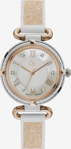 Gc Analog Watch 'Gc CableChic' in Beige: front