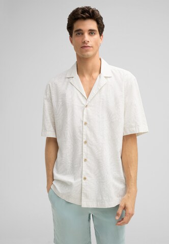 STRELLSON Comfort fit Button Up Shirt 'Cliro' in White: front