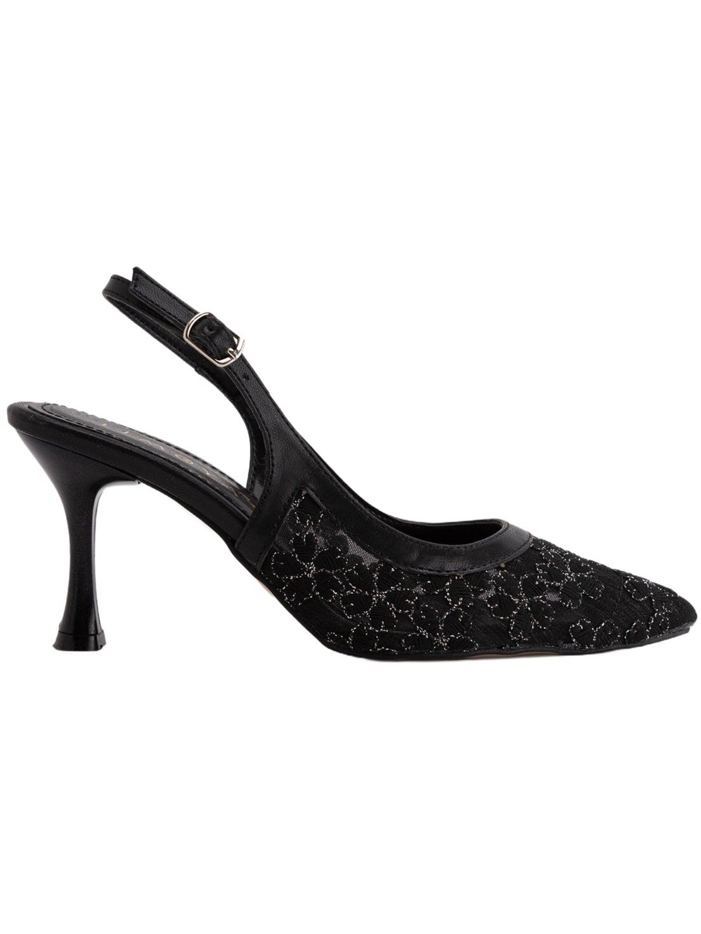 Limoya Slingpumps 'Kamelie'‌‌‌ in Schwarz