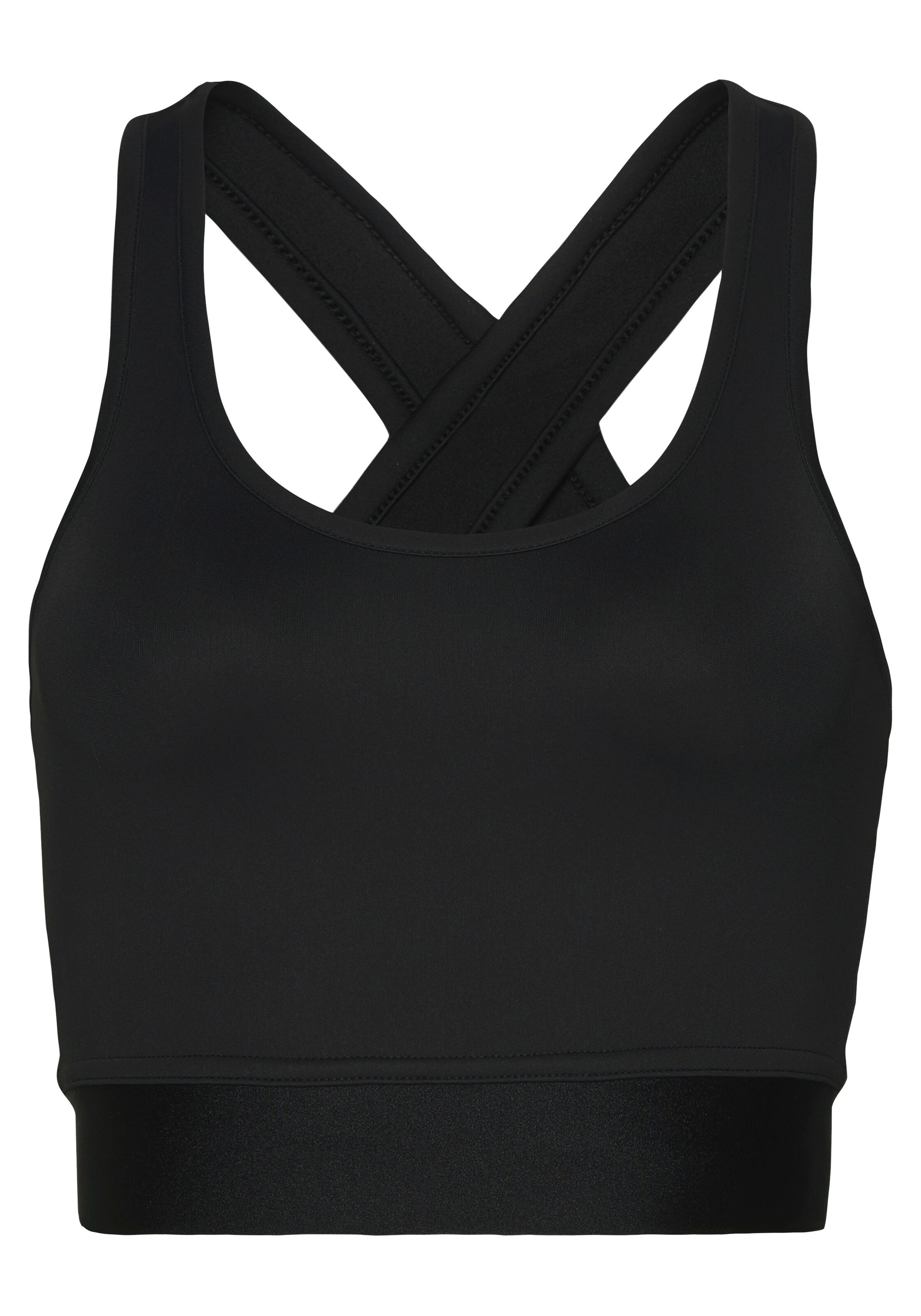 LASCANA ACTIVE Sport top - fekete: elől