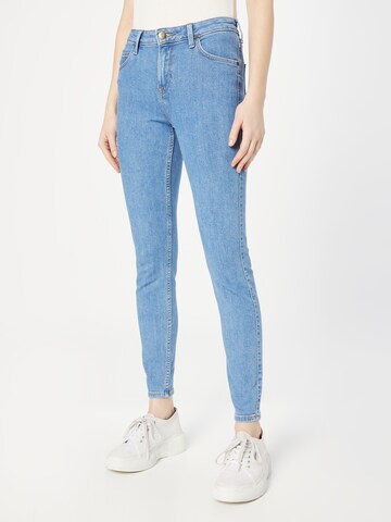 Skinny Jean 'Scarlett High' Lee en bleu : devant