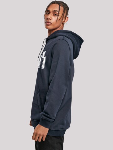 F4NT4STIC Sweatshirt 'Kiss Rock Music Band Vintage Logo' in Blue