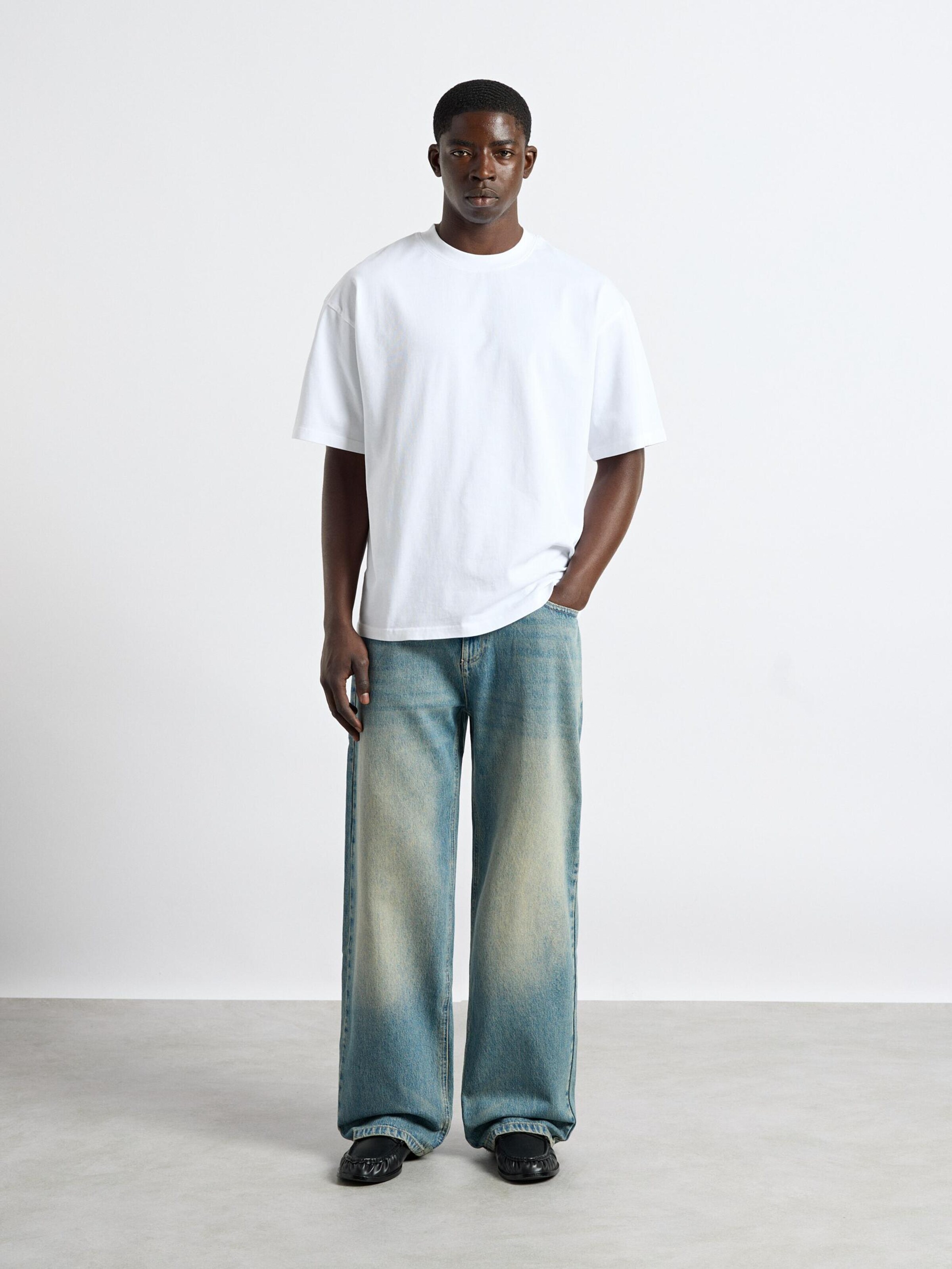 Burocs Baggy Jeans 'Vince'‌‌‌‌‌‌‌ in Blau: Vorderseite