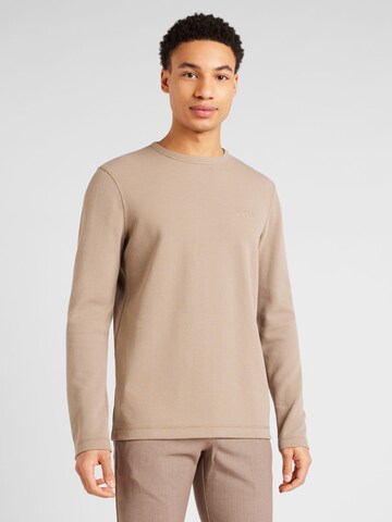 BOSS Sweater 'Tempesto' in Brown: front