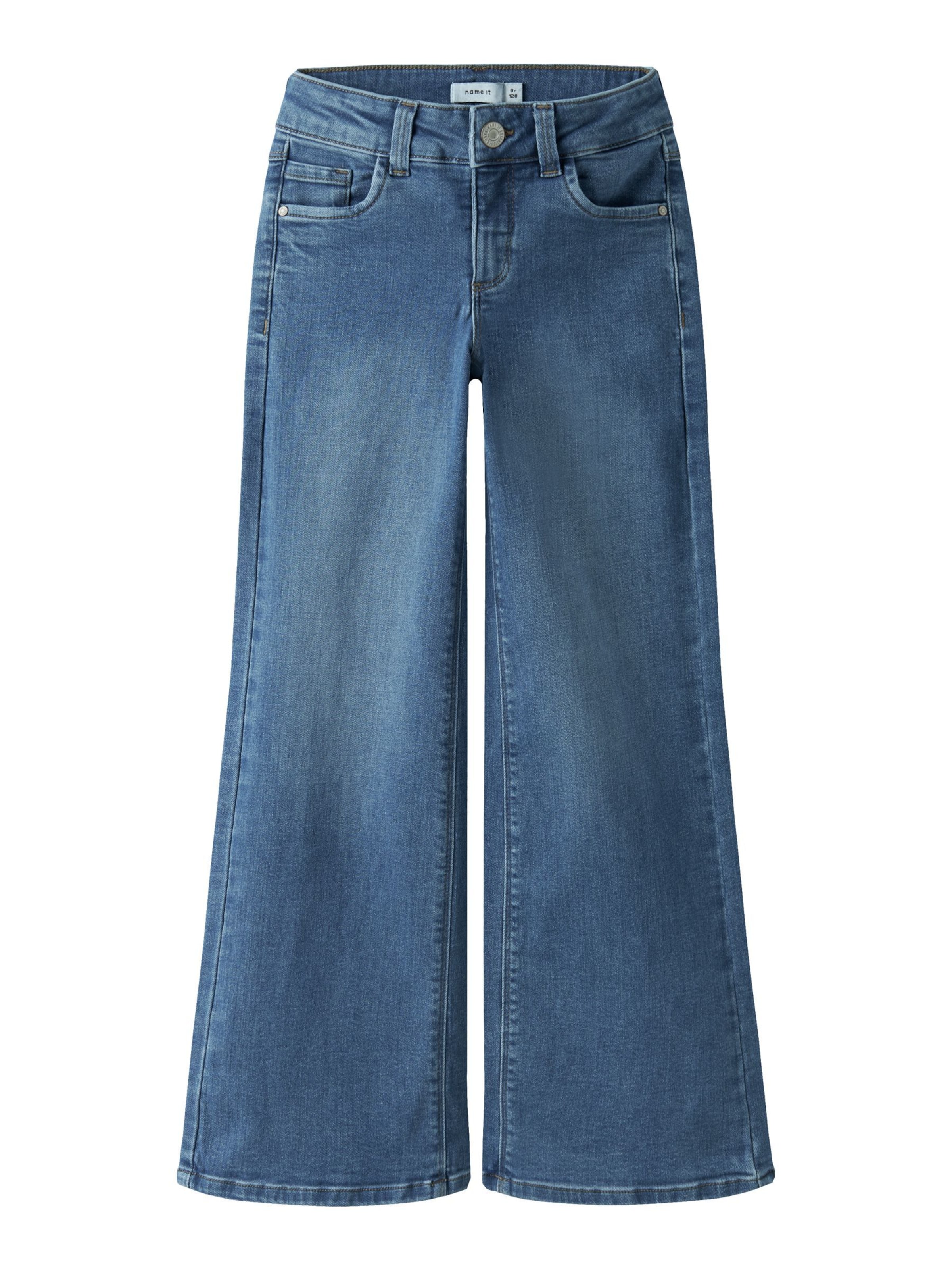 NAME IT Wide Leg Jeans 'NKFPolly' i blå: forside