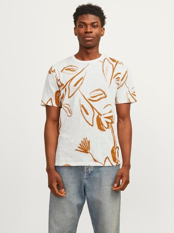 T-Shirt 'Palma' JACK & JONES en blanc : devant