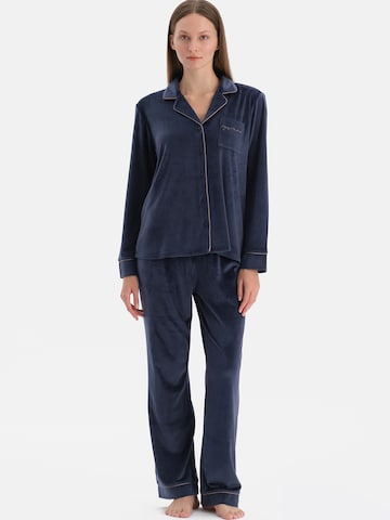 Dagi Пижама в Синий: спереди