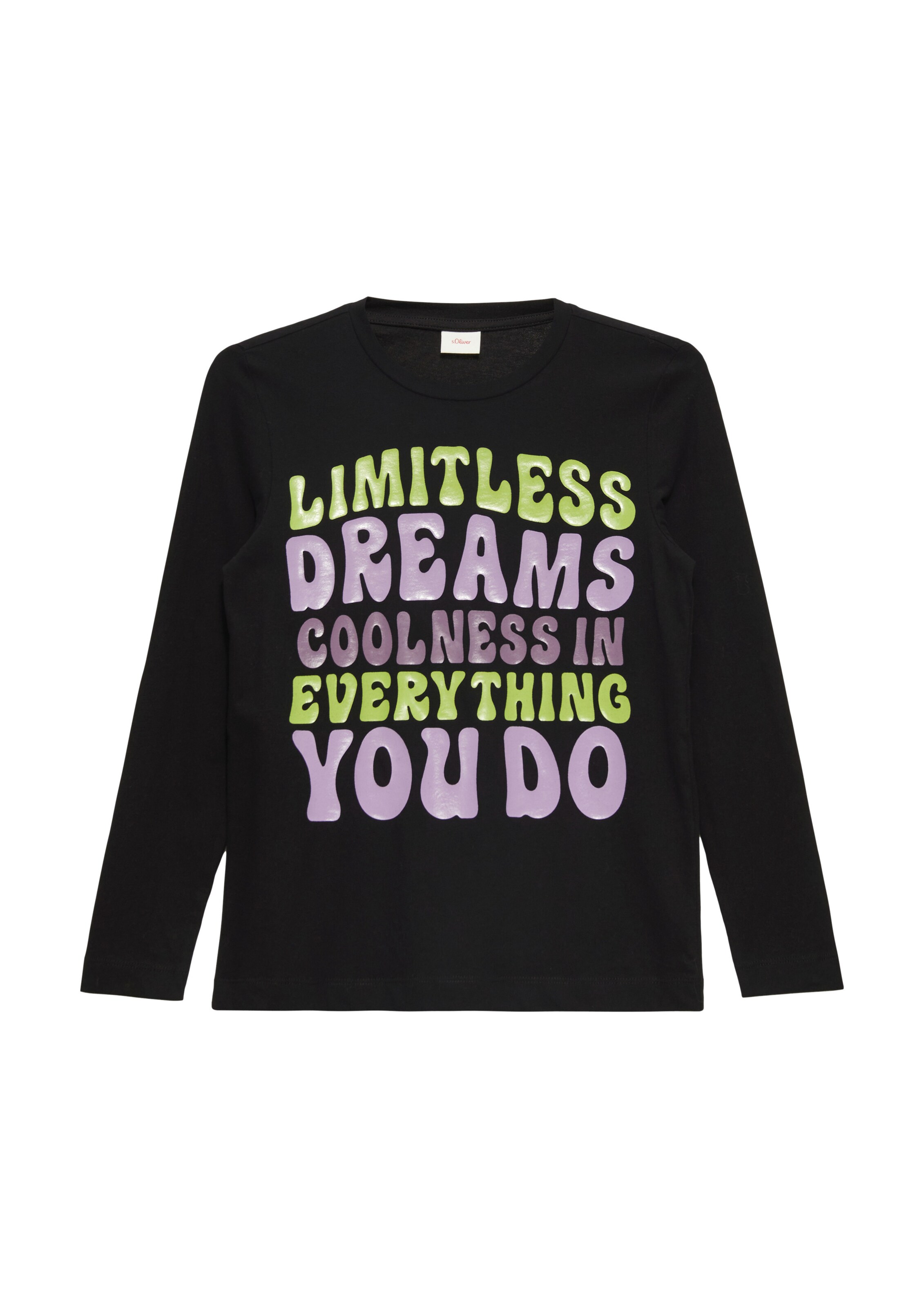 T-Shirt s.Oliver en noir : devant