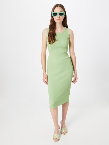 Daisy Street Knitted dress in Green