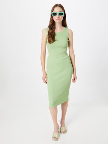 Daisy Street فستان مُحاك بلون أخضر