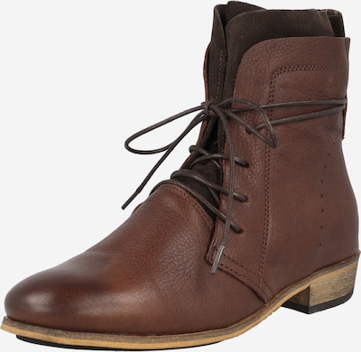 haghe by HUB Bottines à lacets 'Hally' en marron, Vue avec produit