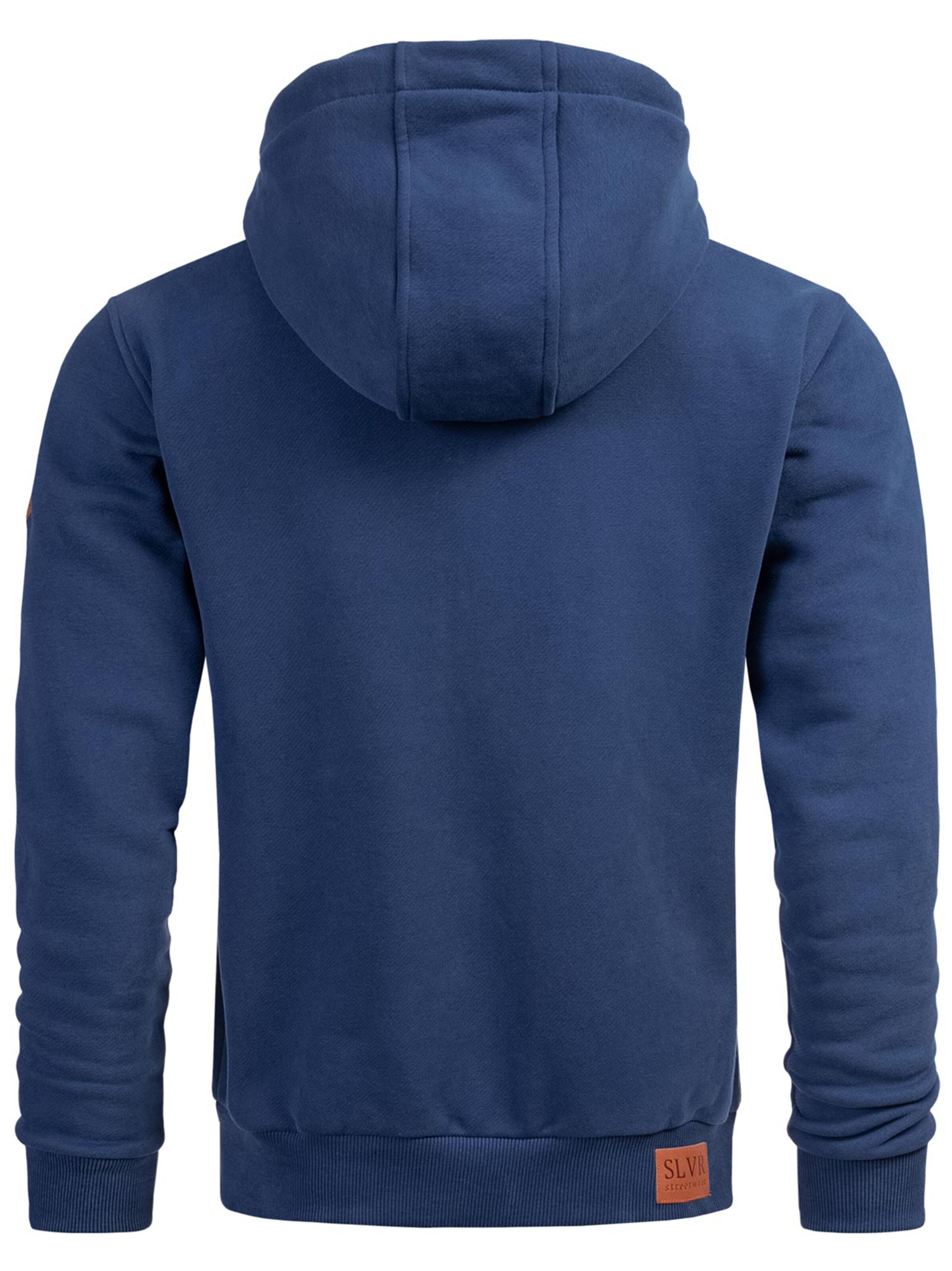 Alessandro Salvarini Sweatjacke 'Geenio' in Blau