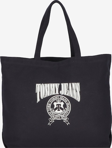 Tommy Jeans Shopper in Zwart: voorkant