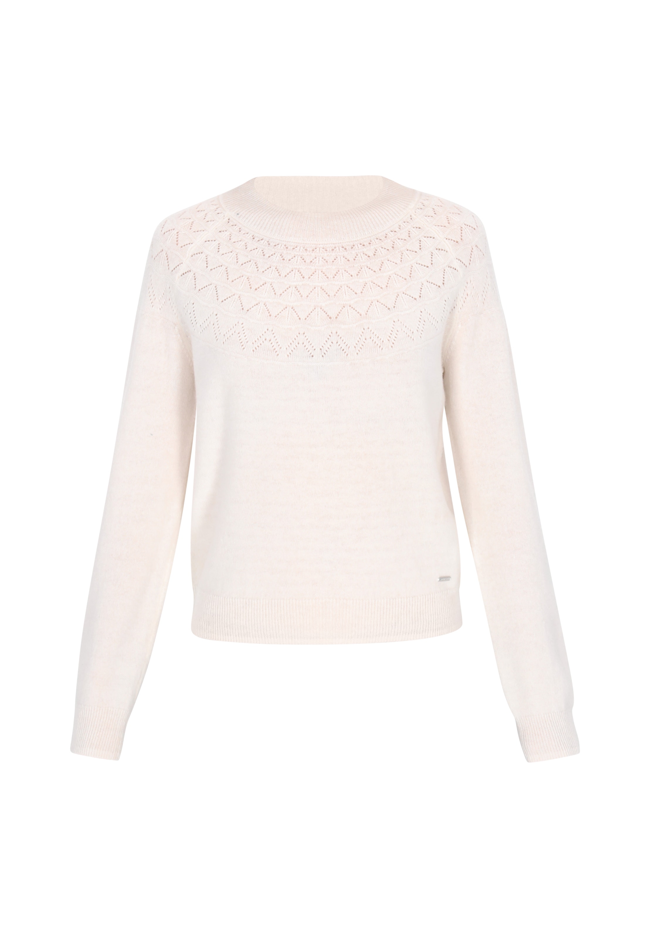 DreiMaster Klassik Svetr – bílá: přední strana