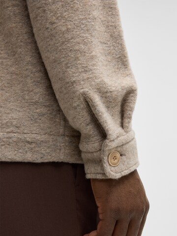 STRELLSON Regular fit Button Up Shirt 'Noel' in Beige