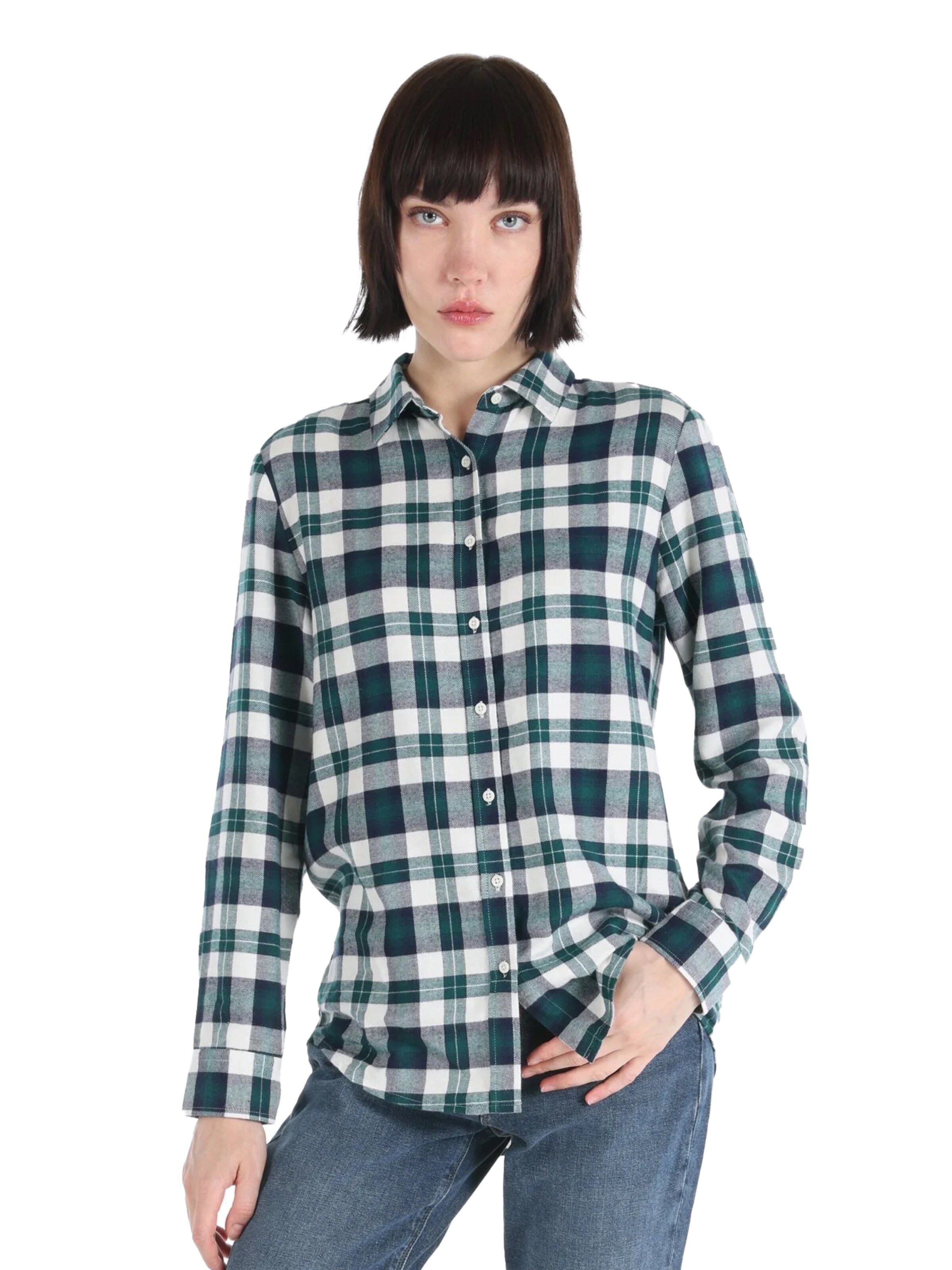 Chemisier Colin's en vert : devant