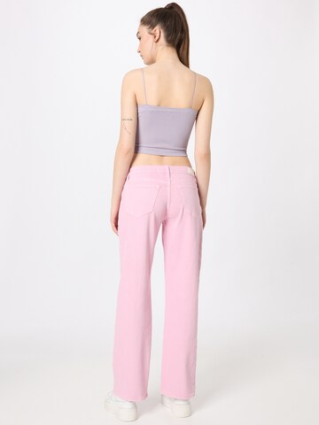 HOLLISTER Normalny krój Jeansy w kolorze różowy