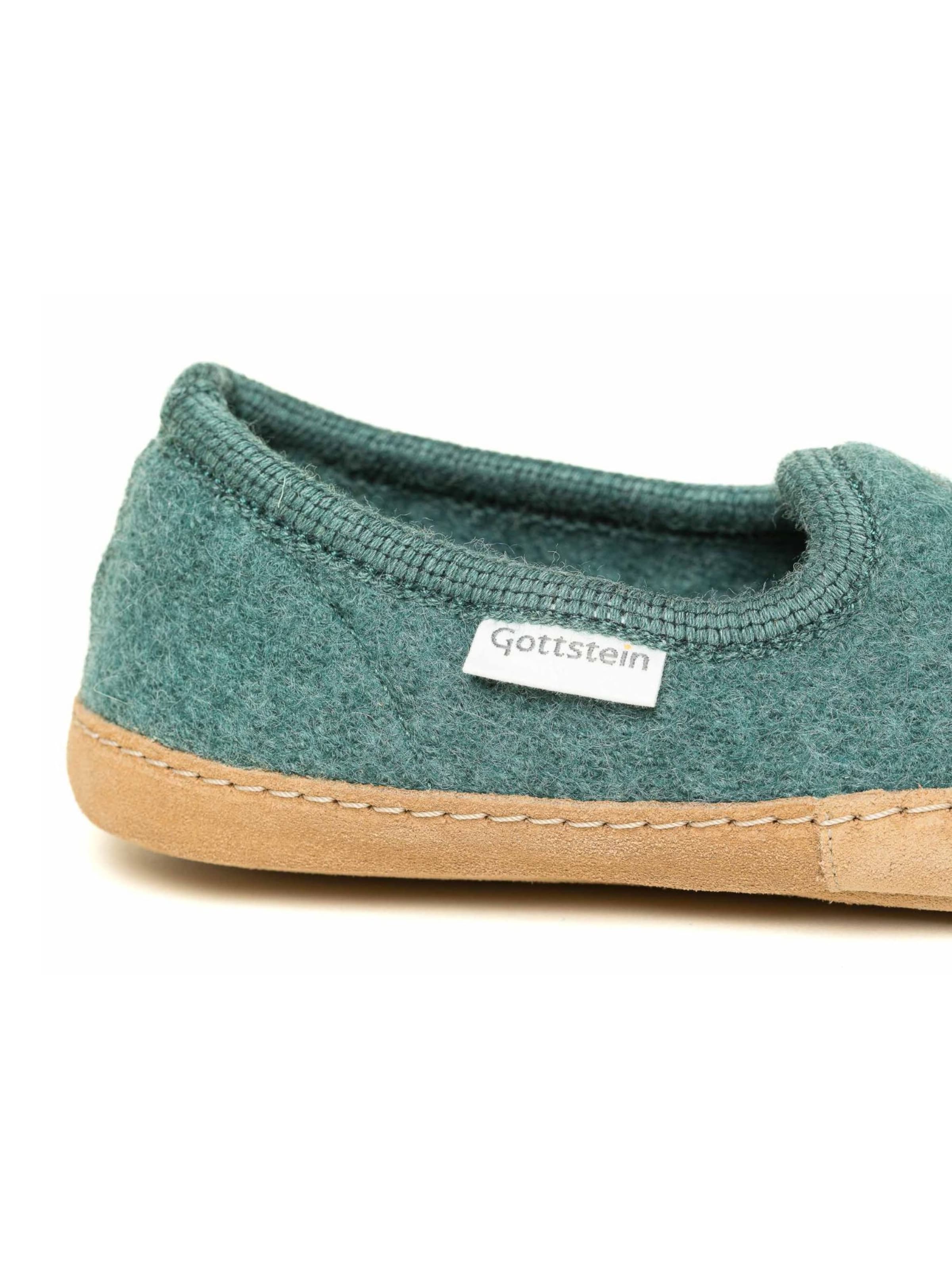 Gottstein Hausschuh 'Walkpantoffel Cheyenne'‌‌‌ in Grün