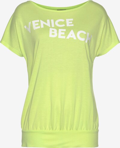 VENICE BEACH T-shirt i limone / grafit / vit, Produktvy