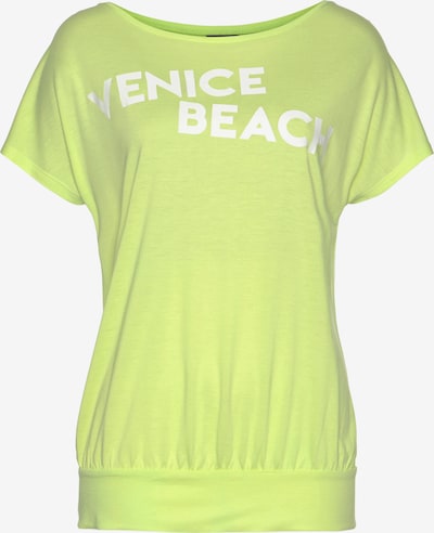 VENICE BEACH T-shirt en citron vert / graphite / blanc, Vue avec produit