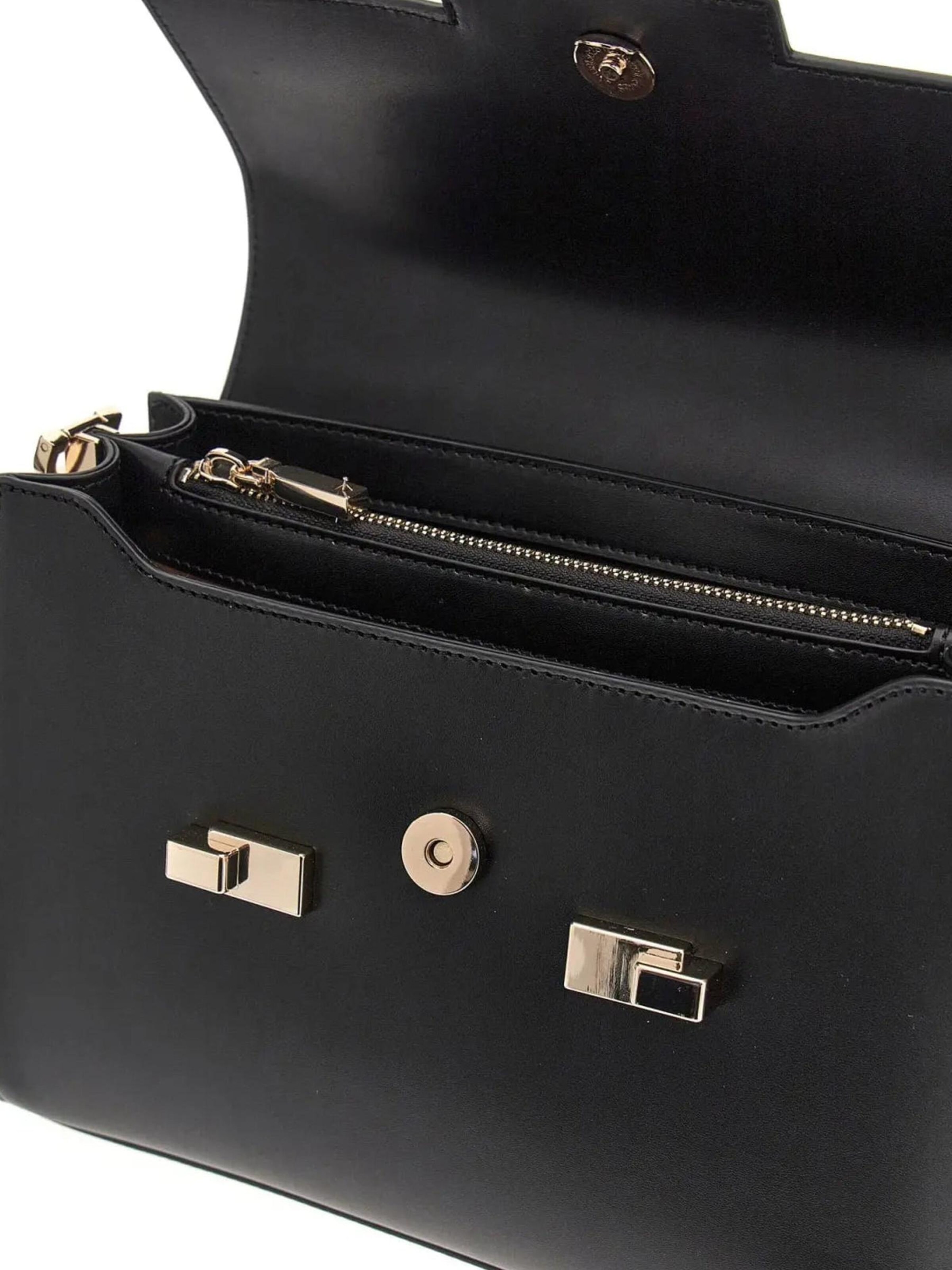 GUESS Válltáska 'Guess Sac Bandoulière Eco Mietta Sml Socie Black' - fekete