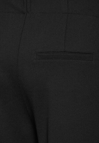 Street One Studio Wide Leg Bügelfaltenhose in Schwarz