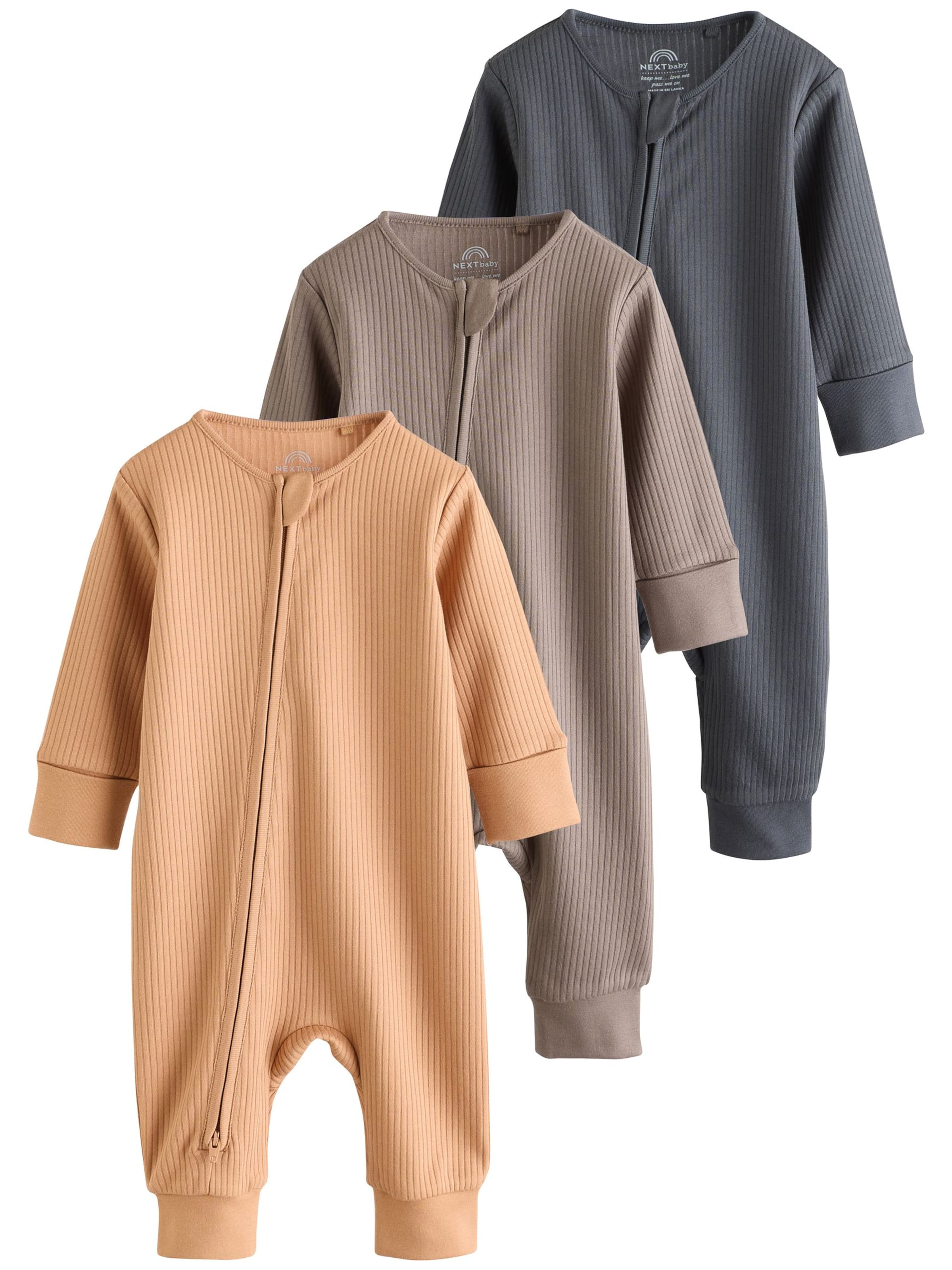 Next Pižama | rjava barva: sprednja stran