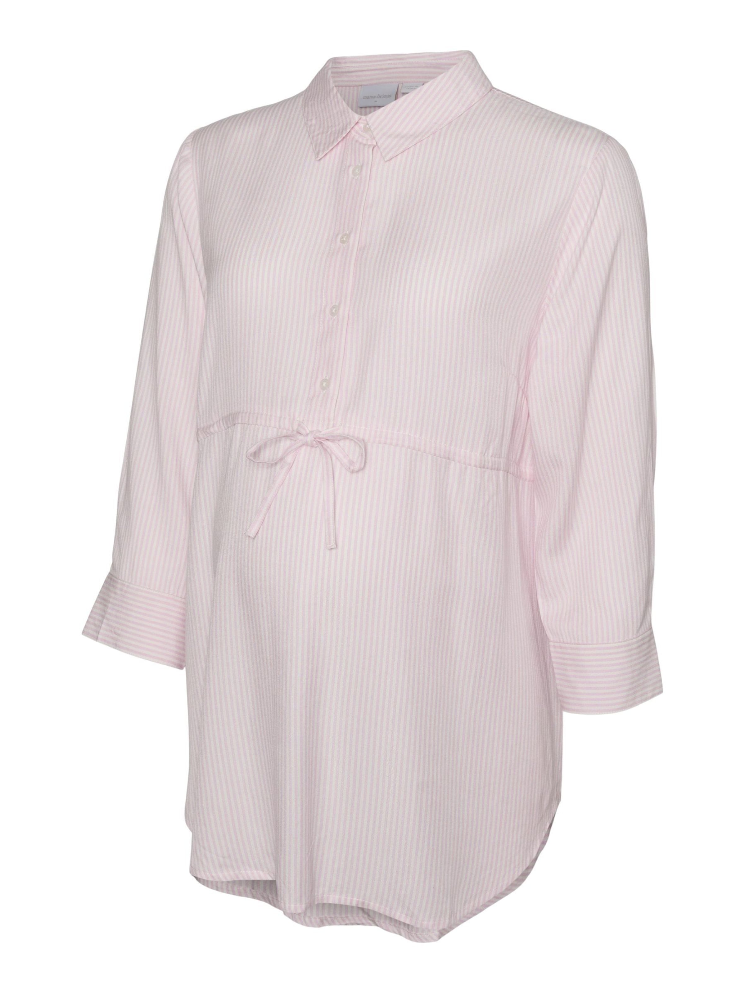 MAMALICIOUS Blouse 'MLNICOLA LIA' in Pink: front