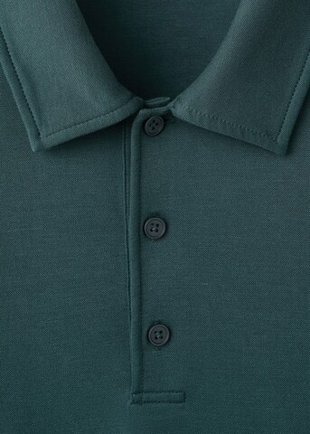 MANGO MAN Poloshirt 'Zanp' in Grün