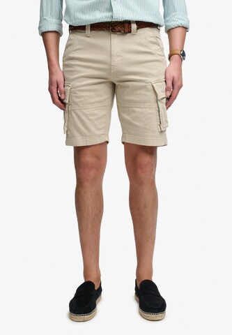 Regular Pantalon cargo Superdry & Co en beige : devant