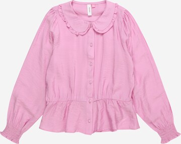 Vero Moda Girl Bluzka 'JOSIE' w kolorze różowy: przód