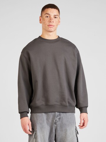 Felpa di WEEKDAY in grigio: frontale