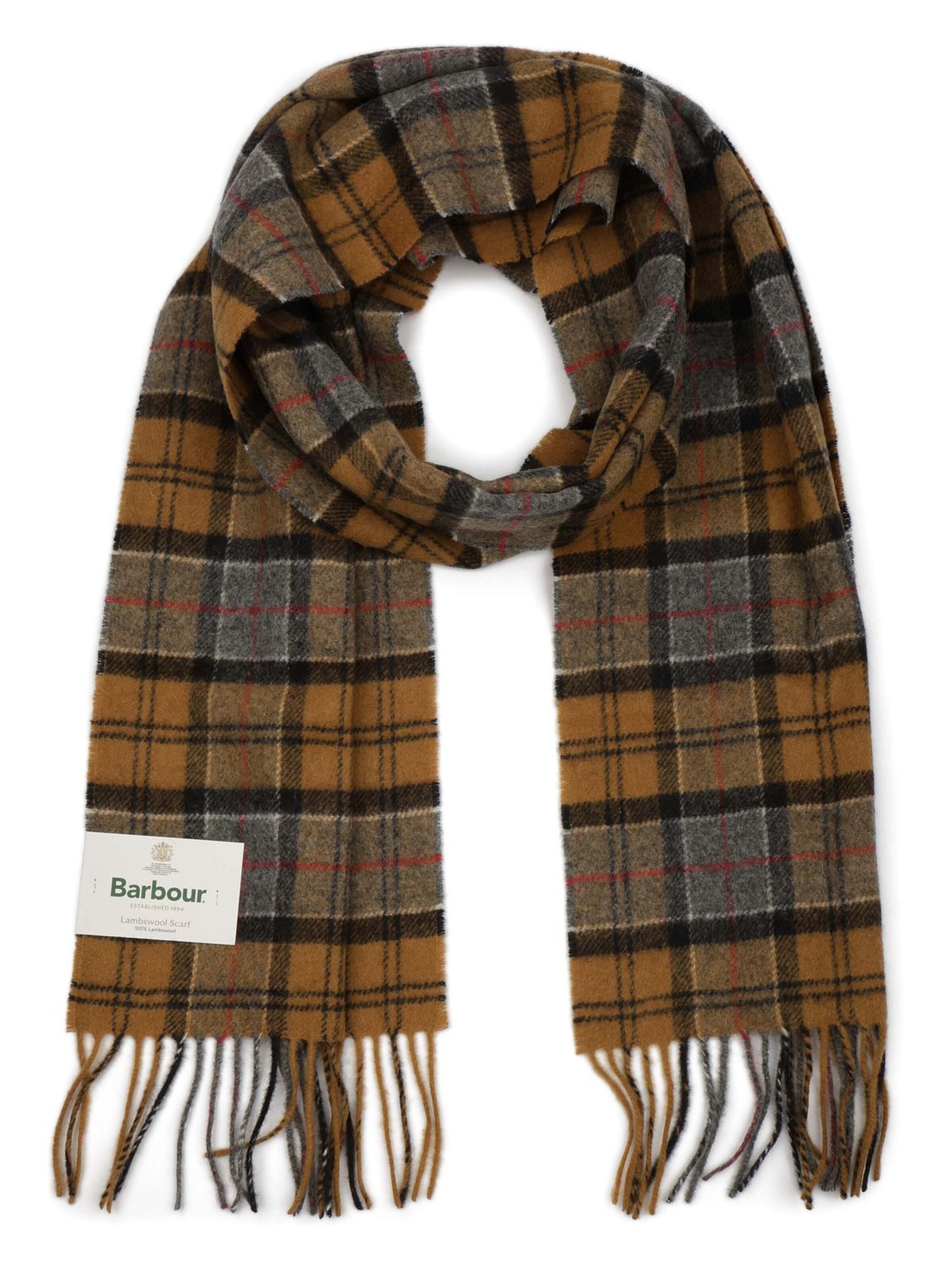 Barbour Sjaal in Bruin: voorkant