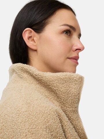 CAMEL ACTIVE Teddy Blouson mit Stehkragen und 2-Wege-Reißverschluss in Beige