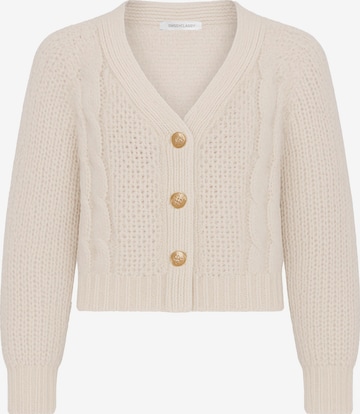SASSYCLASSY Oversized Cardigan in Beige: front