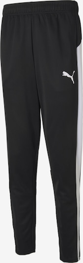 PUMA Pantalon de sport 'Active Tricot' en noir / blanc, Vue avec produit