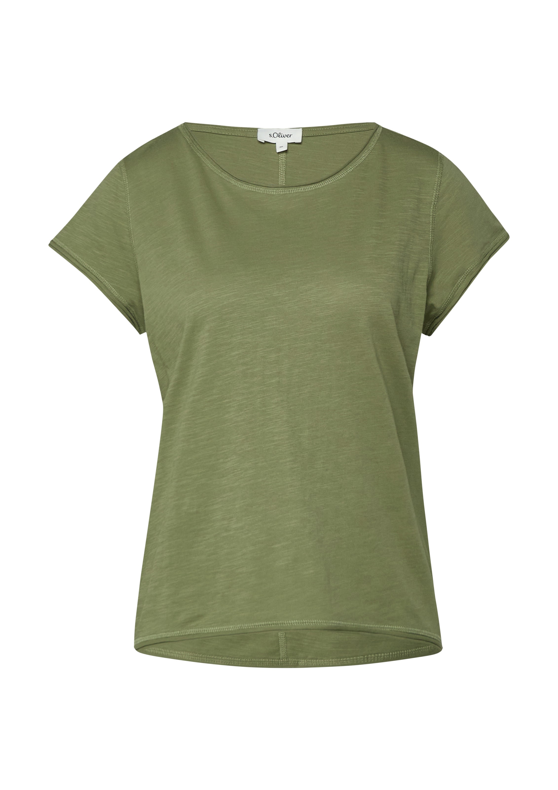 T-shirt s.Oliver en vert : devant