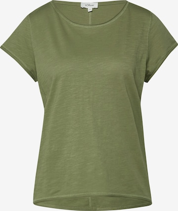 T-shirt s.Oliver en vert : devant