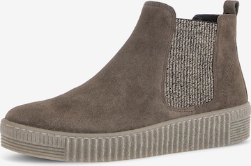 GABOR Chelsea Boots in Grey: front