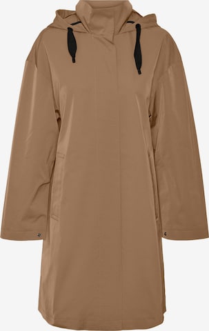 VERO MODA Between-Seasons Coat 'Copenhagen' in Brown: front