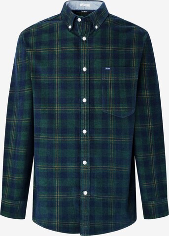 Pepe Jeans Regular fit Button Up Shirt 'CALE' in Blue: front
