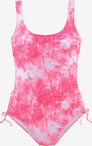 VENICE BEACH Swimsuit in Pink: front