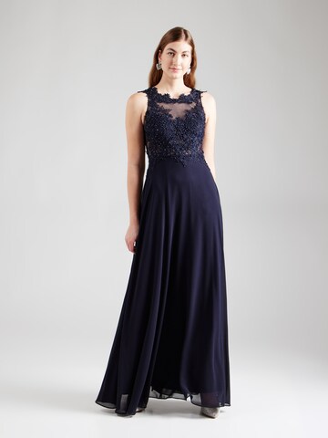 Robe de soirée APART en bleu : devant