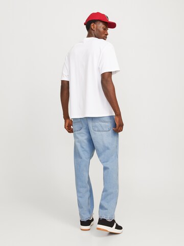 JACK & JONES Regularen Kavbojke 'JJIEDDIE WORKER' | modra barva
